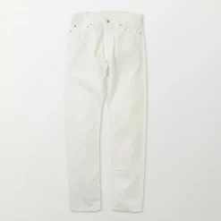 FOB FACTORY / F1153 White Denim 60 Twill 5P