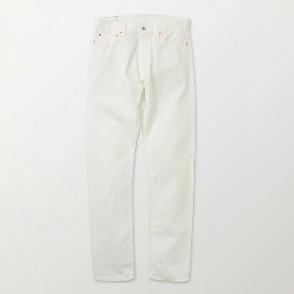 FOB FACTORY / F1153 White Denim 60 Twill 5P
