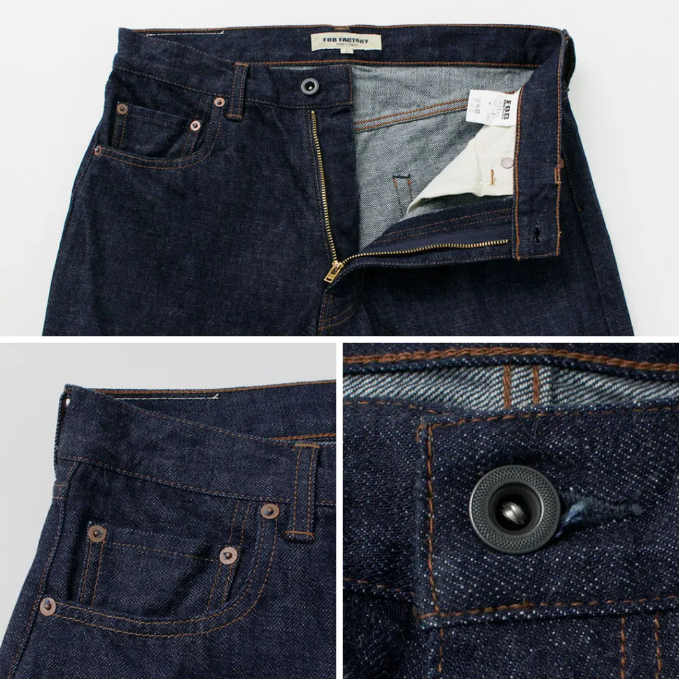 FOB FACTORY / F1147 Wide denim 5P pants