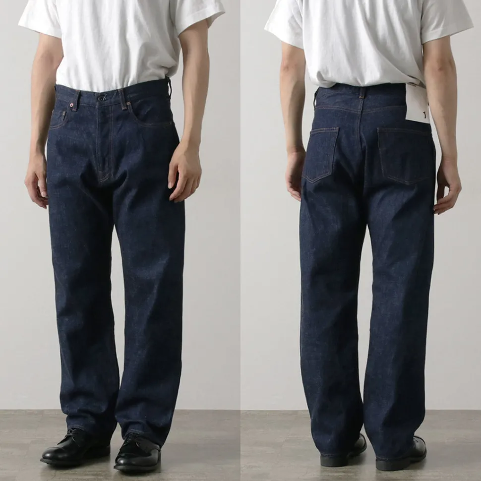 FOB FACTORY / F1147 Wide denim 5P pants