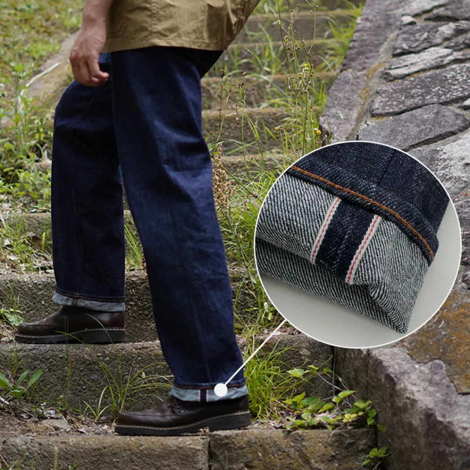 FOB FACTORY / F1147 Wide denim 5P pants