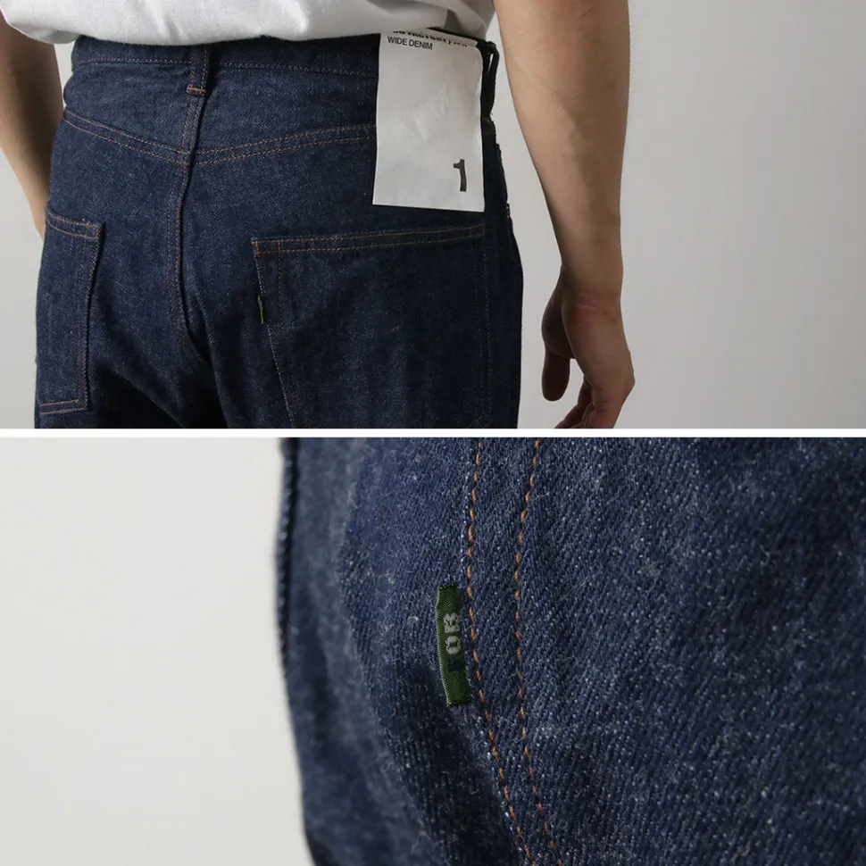 FOB FACTORY / F1147 Wide denim 5P pants