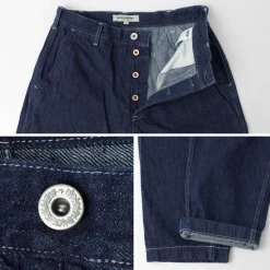 FOB FACTORY / F0511 WW2 Denim deck trousers One wash