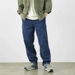 FOB FACTORY / F0511 WW2 Denim deck trousers Used finish