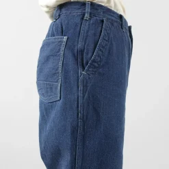 FOB FACTORY / F0511 WW2 Denim deck trousers Used finish