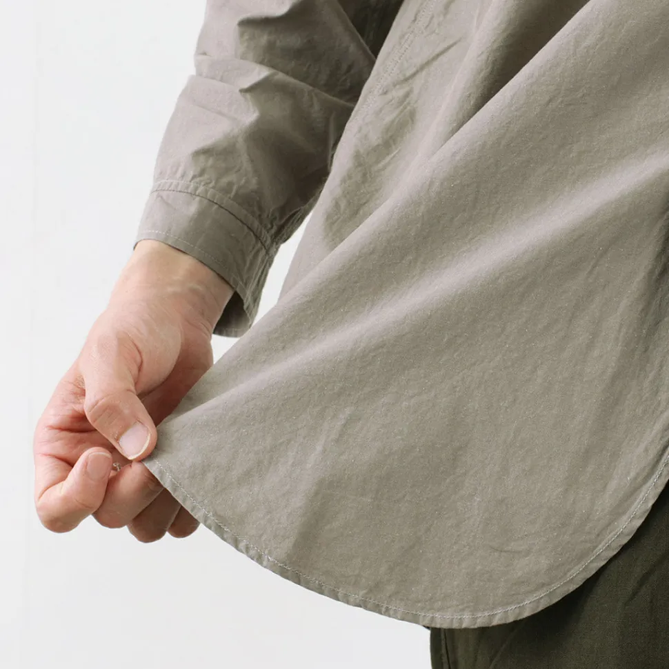 FOB FACTORY / FRC006 military dump band collar shirt