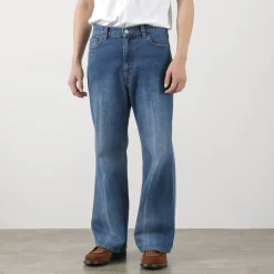 FREEMANS SPORTING CLUB / Francis Boots Cut Jeans Center Crease