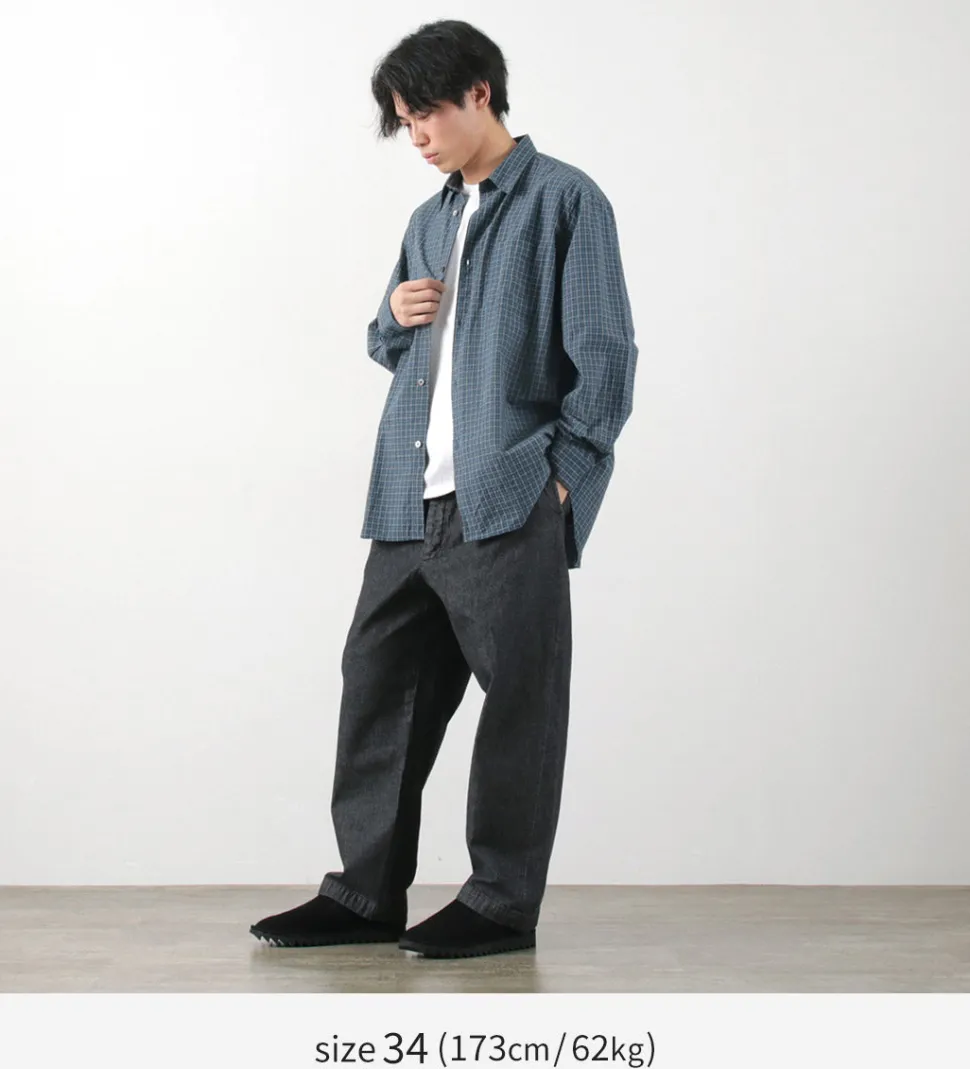 FUJITO / 2 Tuck Trousers Light Ounce Denim