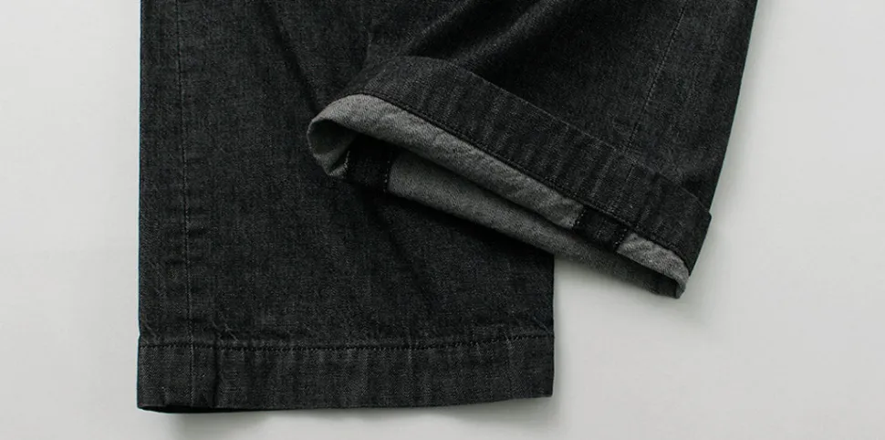 FUJITO / 2 Tuck Trousers Light Ounce Denim