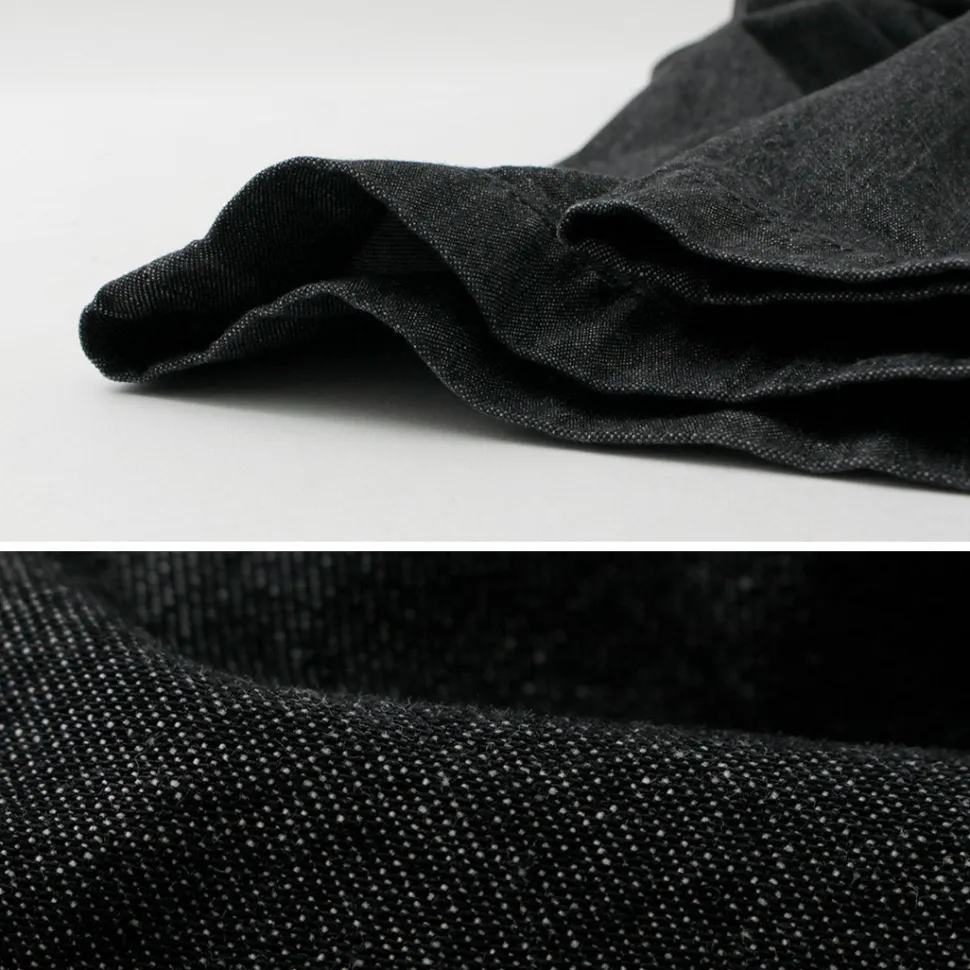 FUJITO / 2 Tuck Trousers Light Ounce Denim