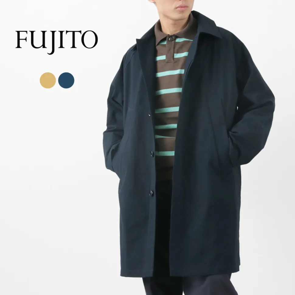 FUJITO / Balmacaan Coat Wall Twisted Ox