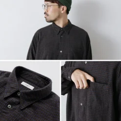 FUJITO / Big Size Shirt micro check