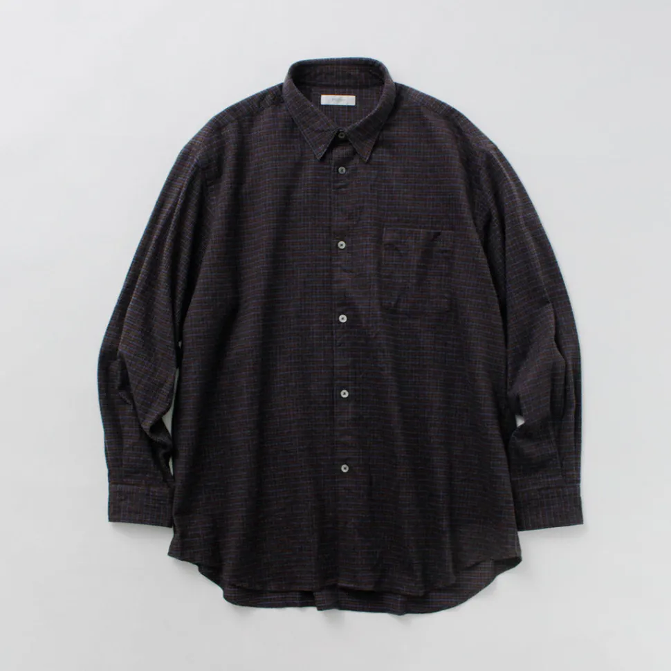 FUJITO / Big Size Shirt micro check