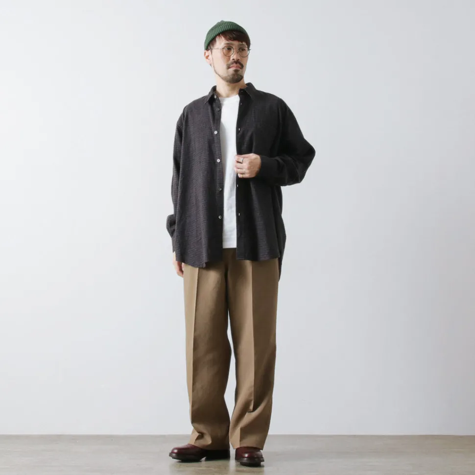 FUJITO / Big Size Shirt micro check