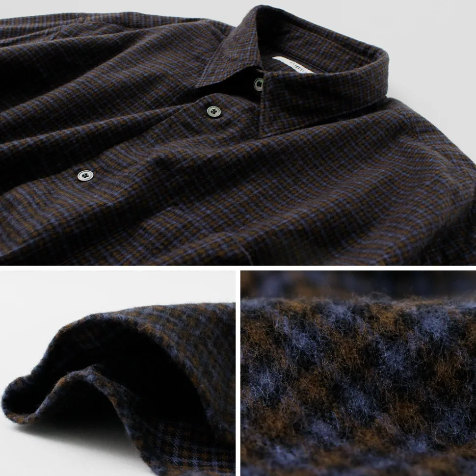 FUJITO / Big Size Shirt micro check