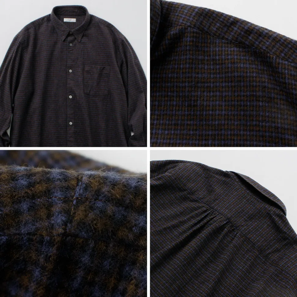 FUJITO / Big Size Shirt micro check