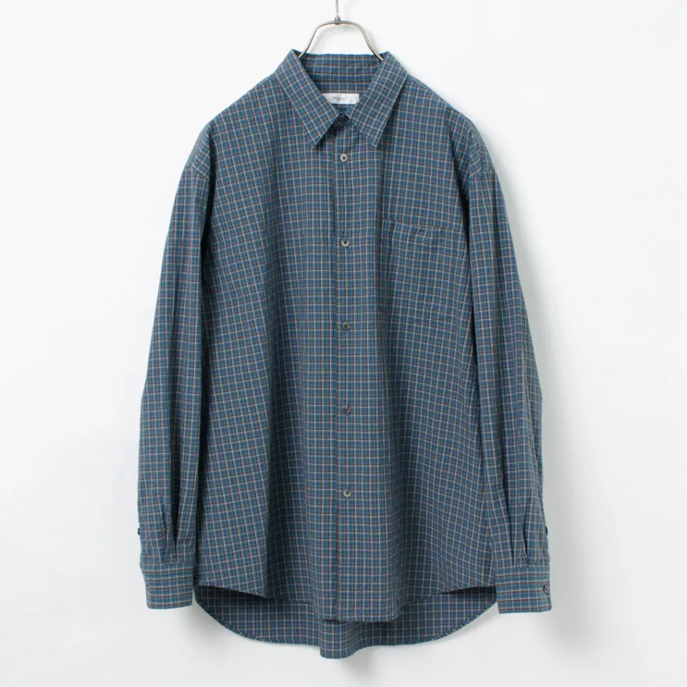 FUJITO / Big Size Shirt Small Check