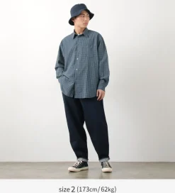 FUJITO / Big Size Shirt Small Check