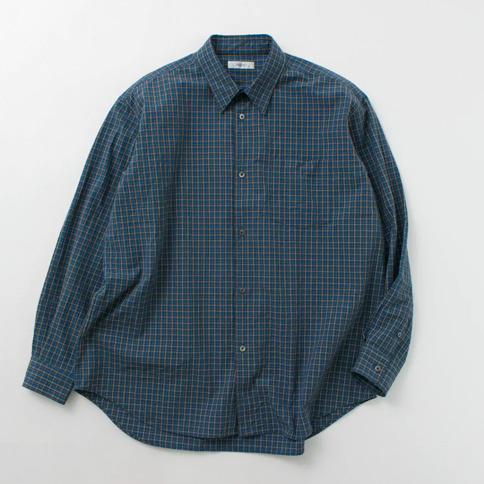 FUJITO / Big Size Shirt Small Check