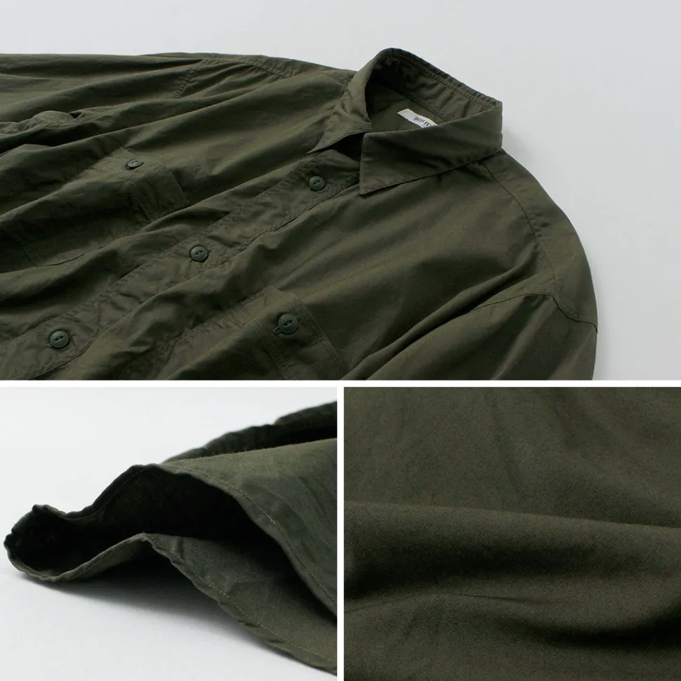 FUJITO / Big Size Work Shirt Broad