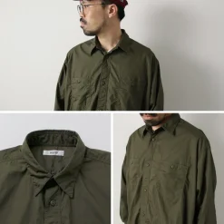 FUJITO / Big Size Work Shirt Broad