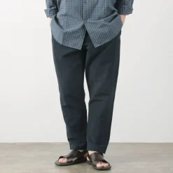 FUJITO / Cotton Linen Seersucker Easy Pants