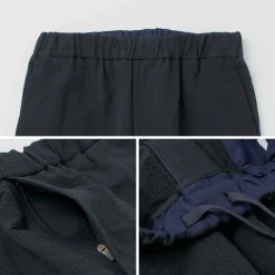 FUJITO / Cotton Linen Seersucker Easy Pants