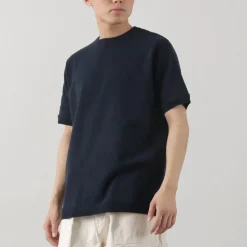 FUJITO / Crew Neck Knit T-Shirt