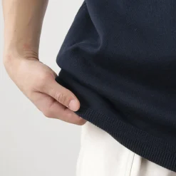 FUJITO / Crew Neck Knit T-Shirt