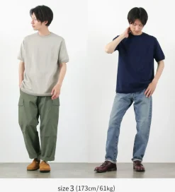 FUJITO / Crew Neck Knit T-Shirt