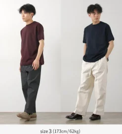 FUJITO / Crew Neck Knit T-Shirt