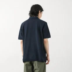 FUJITO / Knit Polo Easy Solid Collar