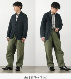 FUJITO / N.O.UN Jacket Cotton Linen Seersucker