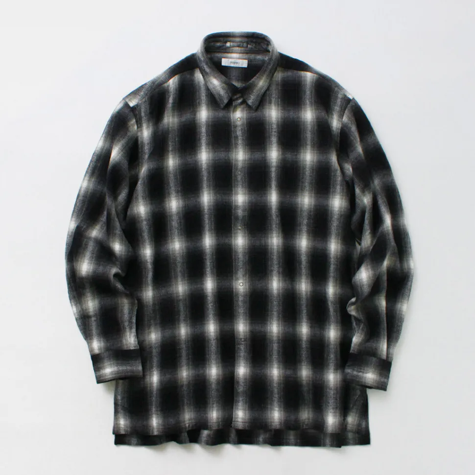 FUJITO / Ring Shirt Ombre Check