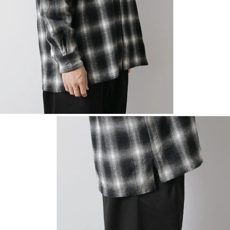 FUJITO / Ring Shirt Ombre Check