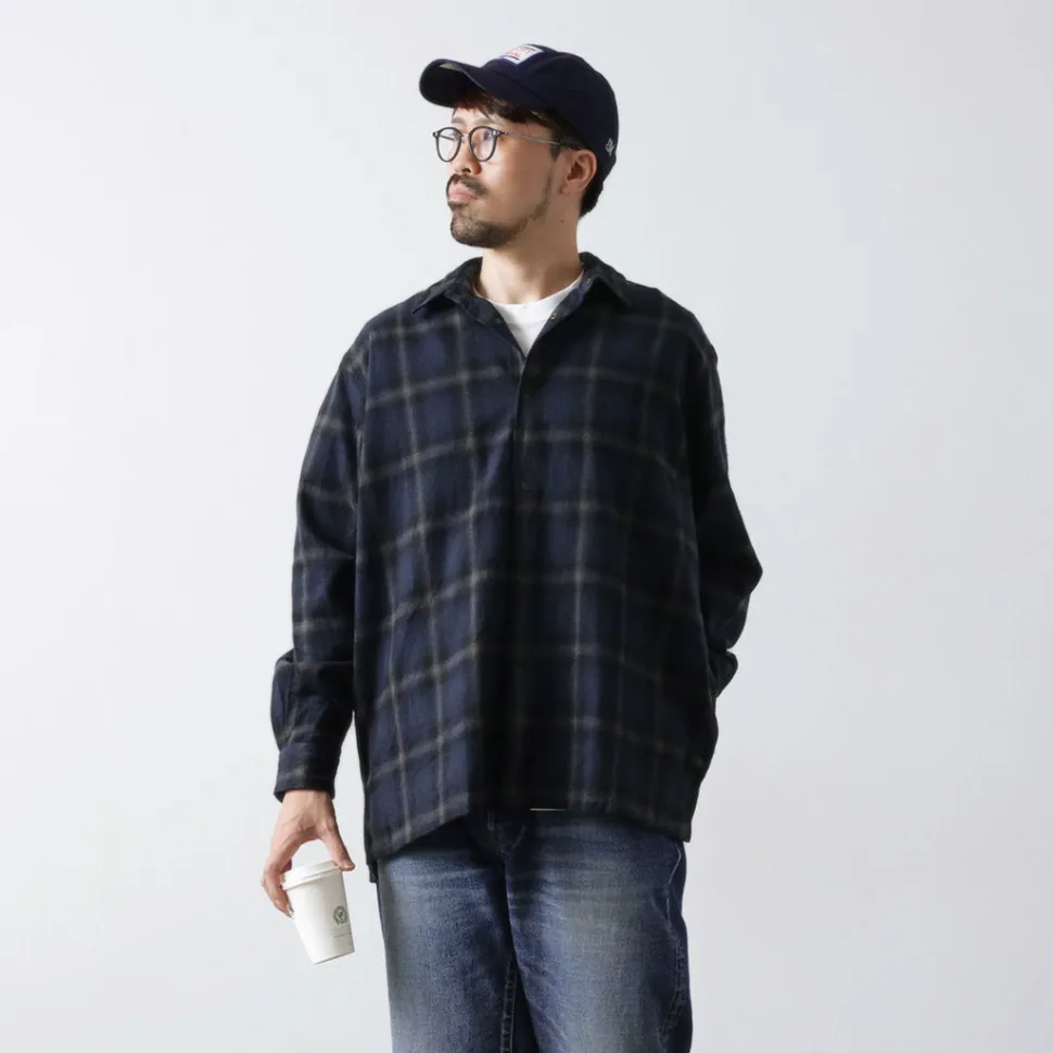 FUJITO / Ring Shirt Ombre Check