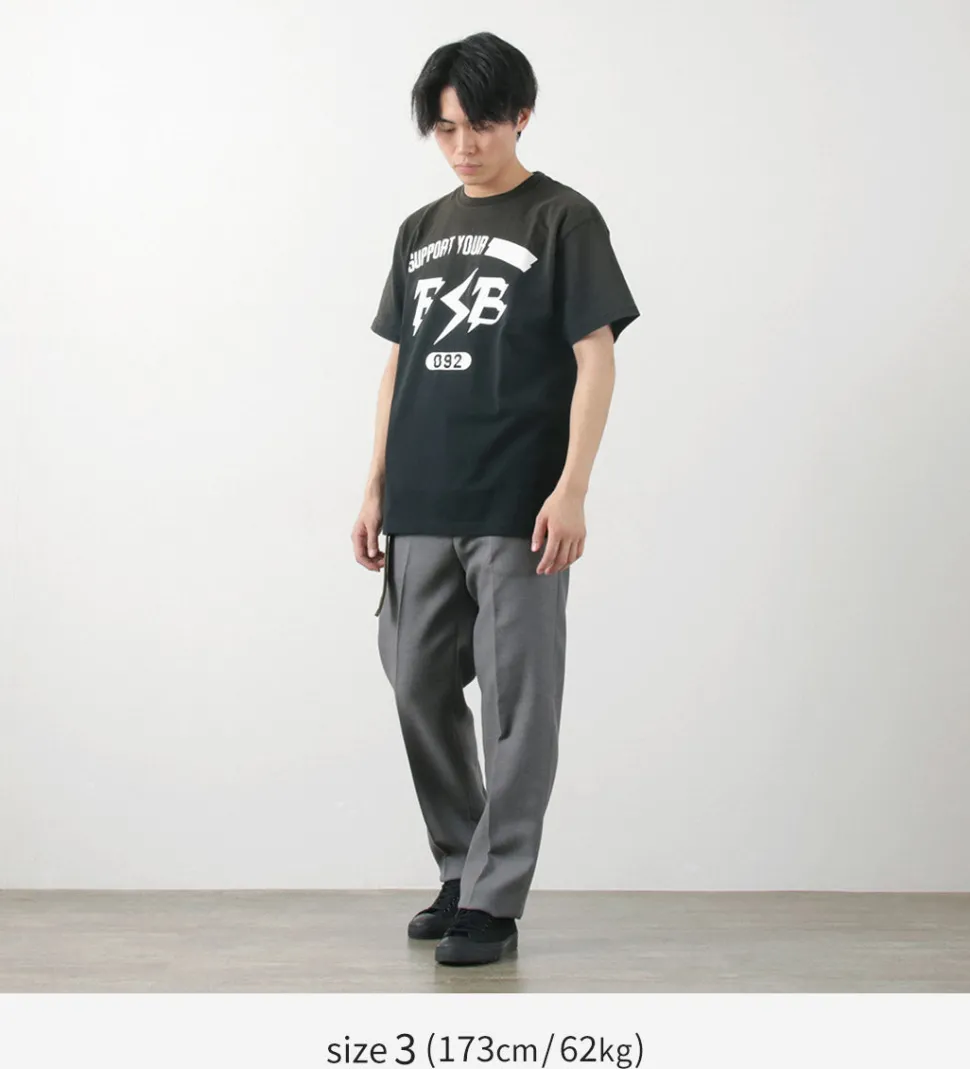 FUJITO / Short Sleeve T-Shirt Impulse Logo Vintage Finish