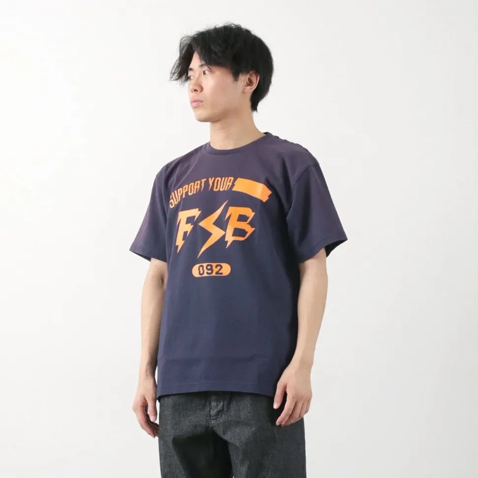 FUJITO / Short Sleeve T-Shirt Impulse Logo Vintage Finish