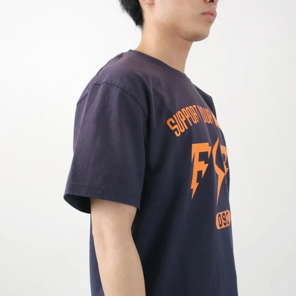 FUJITO / Short Sleeve T-Shirt Impulse Logo Vintage Finish
