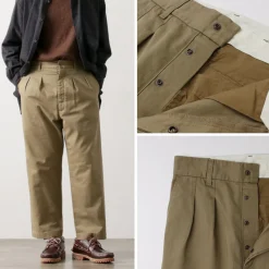 FUJITO / 2-Tuck Trousers Chino
