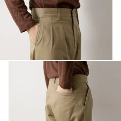 FUJITO / 2-Tuck Trousers Chino