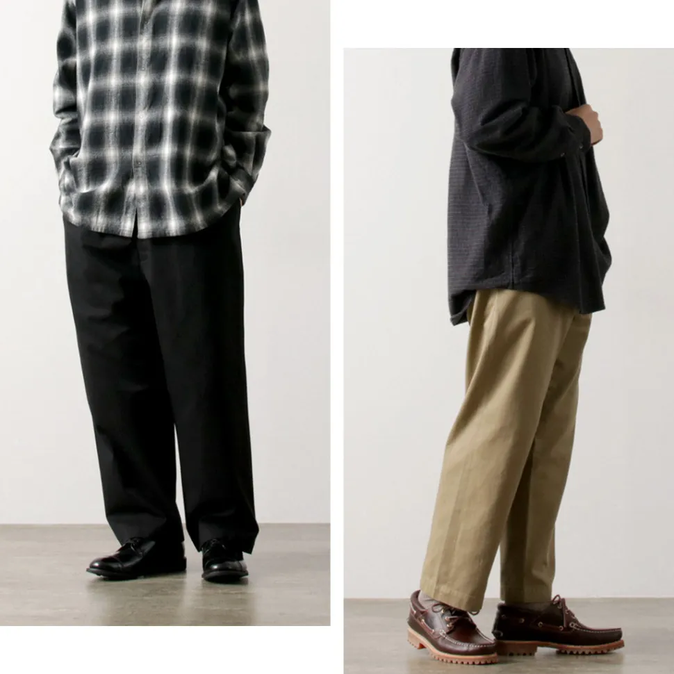 FUJITO / 2-Tuck Trousers Chino