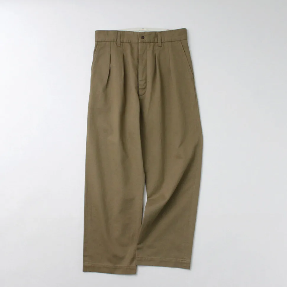 FUJITO / 2-Tuck Trousers Chino