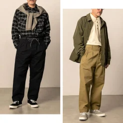 FUJITO / 2-Tuck Trousers Chino