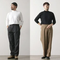 FYNELYNE ENGINEERED BY LIFILL / Cotton Long Sleeve Mock Neck T-Shirt