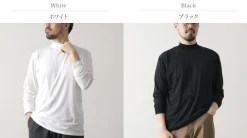 FYNELYNE ENGINEERED BY LIFILL / Cotton Long Sleeve Mock Neck T-Shirt