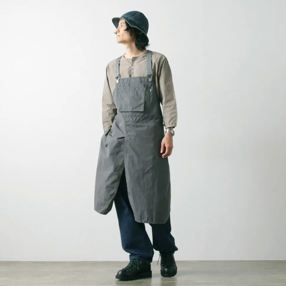 GARAGE GREEN WORKS / Danner Collaboration Cotton Nylon Buff Long Apron