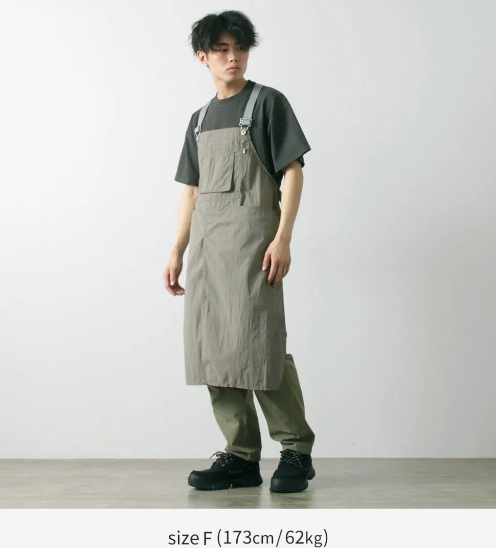 GARAGE GREEN WORKS / Danner Collaboration Cotton Nylon Buff Long Apron
