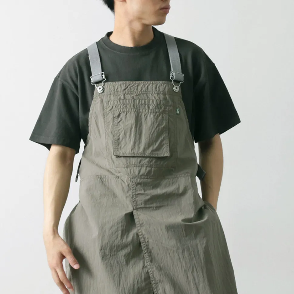 GARAGE GREEN WORKS / Danner Collaboration Cotton Nylon Buff Long Apron