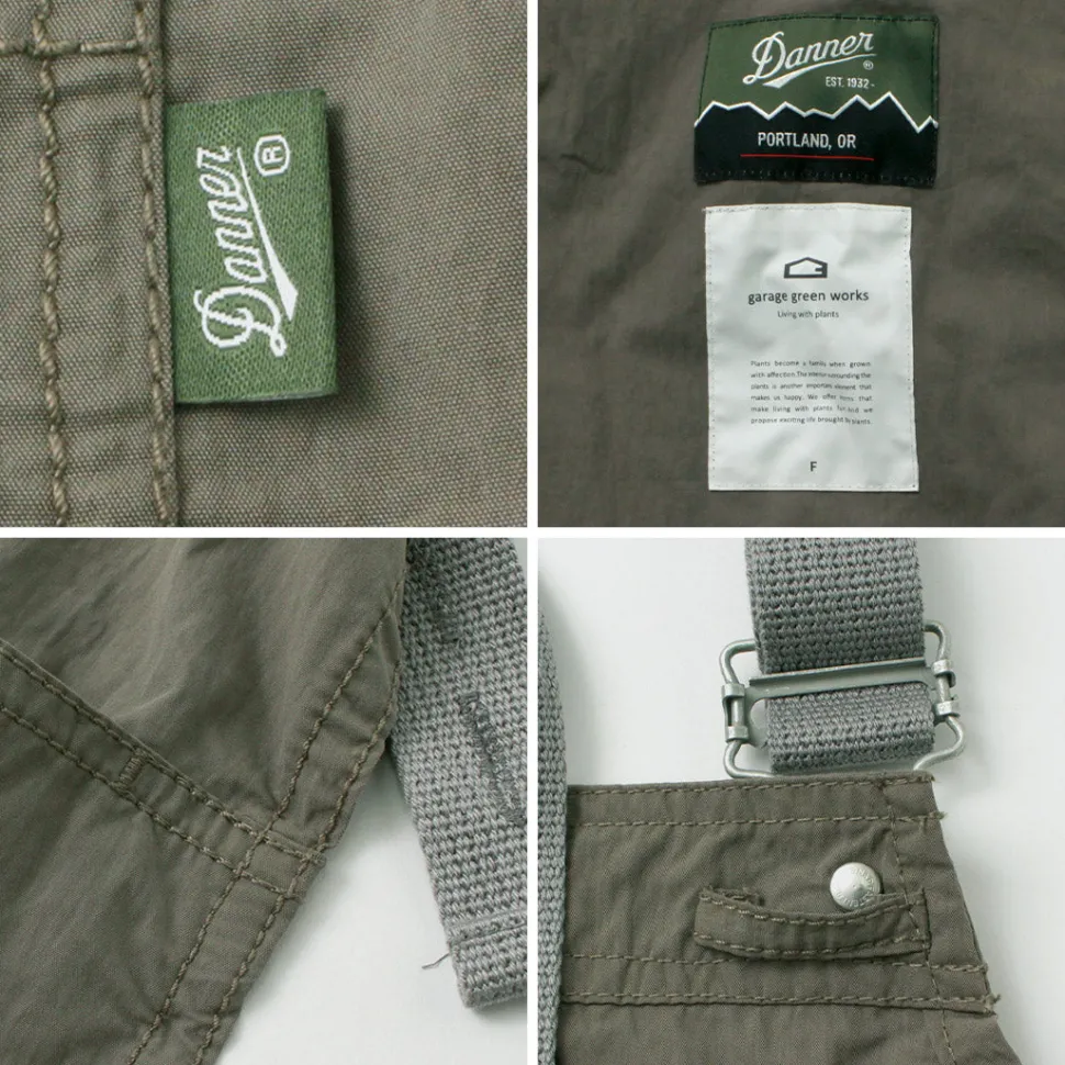 GARAGE GREEN WORKS / Danner Collaboration Cotton Nylon Buff Long Apron